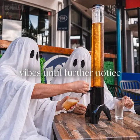 Ghosts with a beer tower